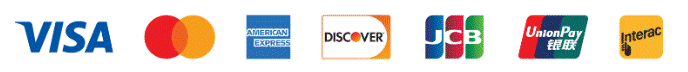 We accept most major credit cards